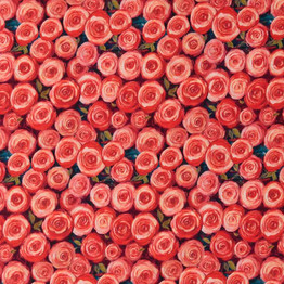 Bloom: Sunset Rosette - 100% Cotton