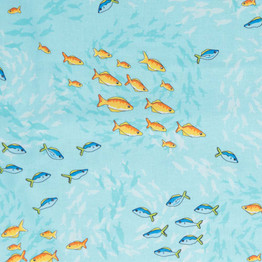 Sea in Colour: Shoal - 100% Cotton