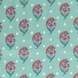 Indian Summer: Jaipur Flower Sage - 100% Cotton