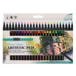 Brush Stroke Artistic Pens (24pcs)
