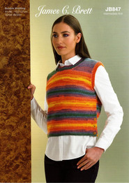 Slipover in James C Brett Aurora DK (JB847)