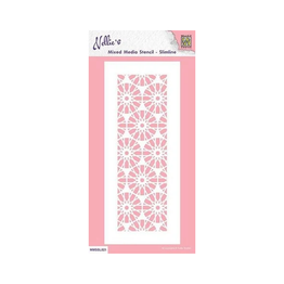 Mixed Media Stencil - Slimline Crystals