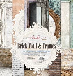 12" x 12" Paper Pad (12pk) - Brick Wall & Frames