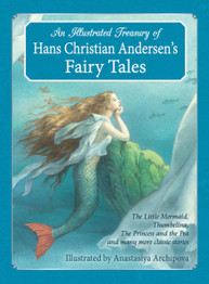 Book cover for An Illustrated Treasury of Hans Christian Andersen's Fairy Tales by Hans Christian Andersen