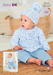 Crochet Sweater, Hat and Blanket in Stylecraft Bambino Dotty DK (10205) - PDF - CROCHET