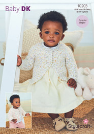 Crochet Cardigans in Stylecraft Bambino Dotty DK (10203) - PDF - CROCHET