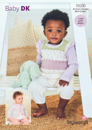 Cardigan and Tank in Stylecraft Bambino DK, Bambino Dotty DK (10200) - PDF