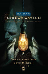 Book cover for Batman: Arkham Asylum by Grant Morrison