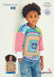 Crochet Sweaters in Stylecraft Merry Go Round DK & Special DK (10196) - CROCHET