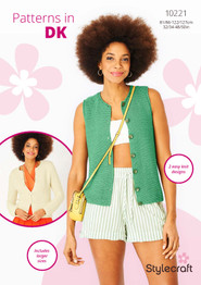 Cardigan & Top in Stylecraft Naturals Bamboo + Cotton DK (10221)