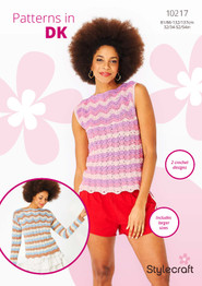 Crochet Sweater & Top in Stylecraft Naturals Bamboo + Cotton DK (10217) - CROCHET