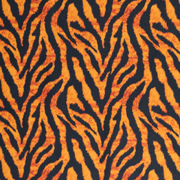 Cotton Poplin Print - Tiger Print - Per ½ Metre