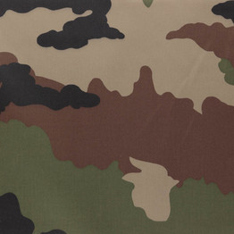 Water-Repellent Polycotton in Camo - Per ½ Metre