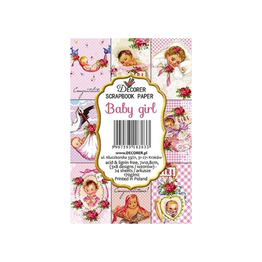 Mini Paper Pack (24pcs) - Baby Girl