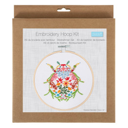 Embroidery Kit w/Hoop - Bug