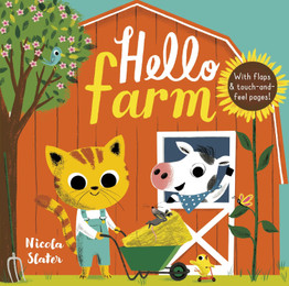 Book cover for Hello Farm by Nicola Slater