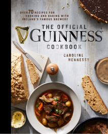Book cover for The Official Guinness Cookbook by Caroline Hennessy