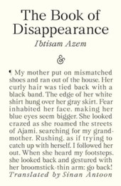 The Book of Disappearance by Ibtisam Azem