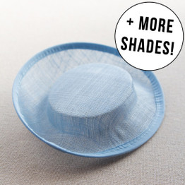 Sinamay Hat Base (17cm) - Asymmetrical Flat
