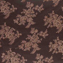 Premium Lace: Pretty in Mocha Lace - Per ¼ Metre