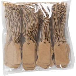 Gift Tags (100pcs) - Natural