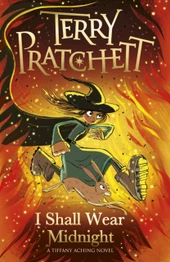 Book cover for I Shall Wear Midnight: A Tiffany Aching Novel by Terry Pratchett