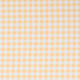 Gingham Lemon Cream - 100% Cotton