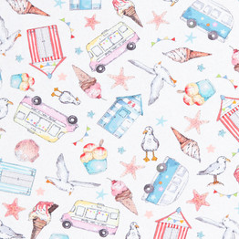 Sundaes by the Sea: Coastal Visit - 100% Cotton