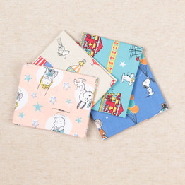 Fat Quarter Bundle (4pcs) - Peanuts Snoopy Circus