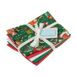 Fat Quarter Bundle (5pcs) - Green Robins