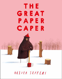 Book cover for The Great Paper Caper by Oliver Jeffers