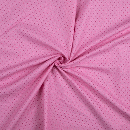Pin Dots on Pink - 100% Cotton