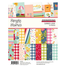 6" x 8" Paper Pad (24pk) - Summer Lovin'