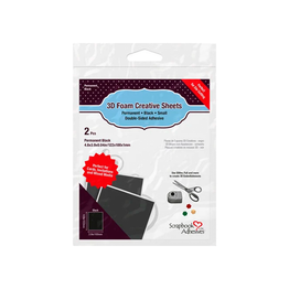 3D Double-Sided Adhesive Foam Sheets (2pcs) - Black