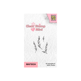 Clear Mini Stamps (4pcs) - Willow Branch