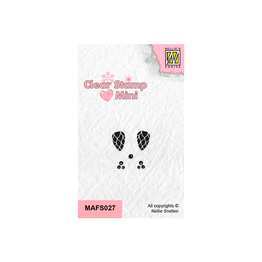 Clear Mini Stamps (4pcs) - Pinecones & Berries