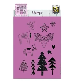 Clear Stamp Set (11pcs) - Stencil Paint Bubble