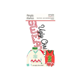 Die-Cut Embellishments (13pcs) - Ugly Christmas Sweater