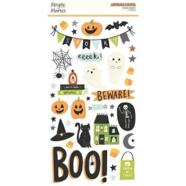 Chipboard Stickers (37pcs) - Spooky Nights