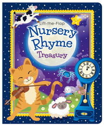 Book cover for Lift-the-Flap Nursery Rhyme Treasury by Page Publications