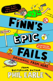 Book cover for Finn's Epic Fails: Downhill from Here Volume 2 by Phil Earle