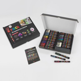 Posca Paint Marker Class Pack (24pcs) - 3M & 5M Assorted