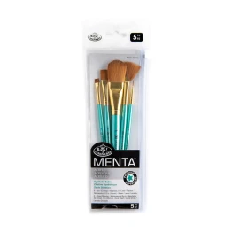 Royal & Langnickel Menta™ Synthetic Sable Variety Acrylic Brush Set 781 (5pcs)