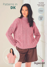 Cable & Texture Sweater & Tank in Naturals Pure Wool & Life DK (10284) - PDF