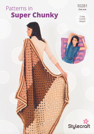 Crochet Blankets in Soft & Cosy Super Chunky (10281) - PDF - CROCHET
