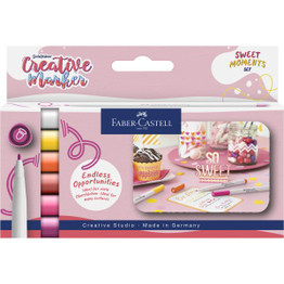 Faber Castell Goldfaber Creative Marker Set (6pk) - Sweet Moments