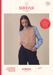 Flicker Versatile Vest in Sirdar Embers DK (10960)