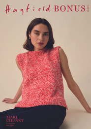 Twin Round Neck Cardigan in Hayfield Bonus Marl Chunky (10952) - PDF