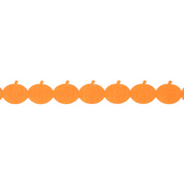 Pattern of Orange Felt Pumpkin Trim (35mm)