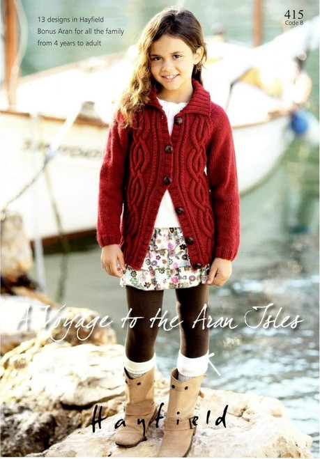 Sirdar A Voyage to the Aran Isles in Hayfield Bonus Aran (415) yarn